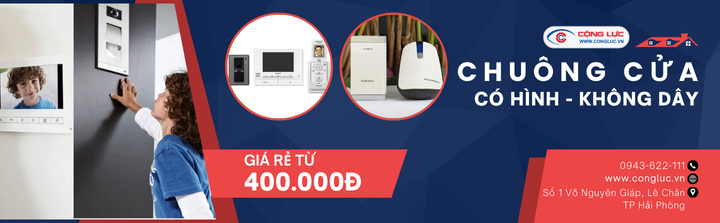 Phân phối lắp đặt chuông cửa báo khách